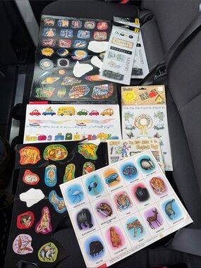 Vintage Stickers Lot- Astrology/ Animals/Cars/ Family